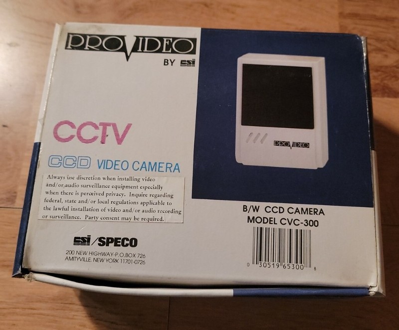 Pro Video CVC-300 B&W CCD Camera