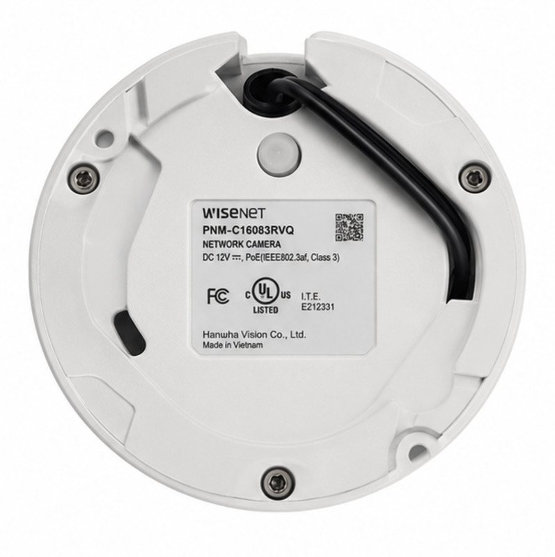 Hanwha Wisenet PNM-C16083RVQ 16MP Outdoor Network Dome Camera Open Box gallery