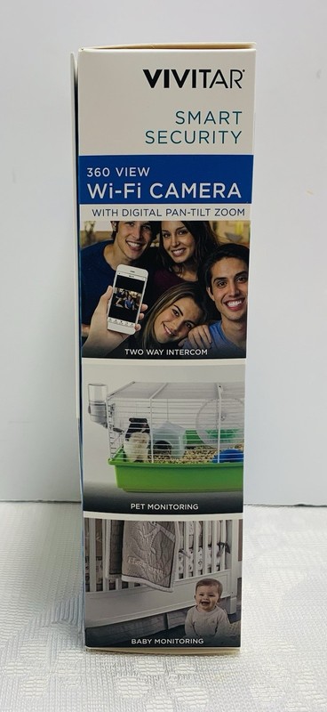 360 Wide Angle View Smart Home 1080p HD NEW Security Camera Vivitar IPC117 Wi-Fi gallery
