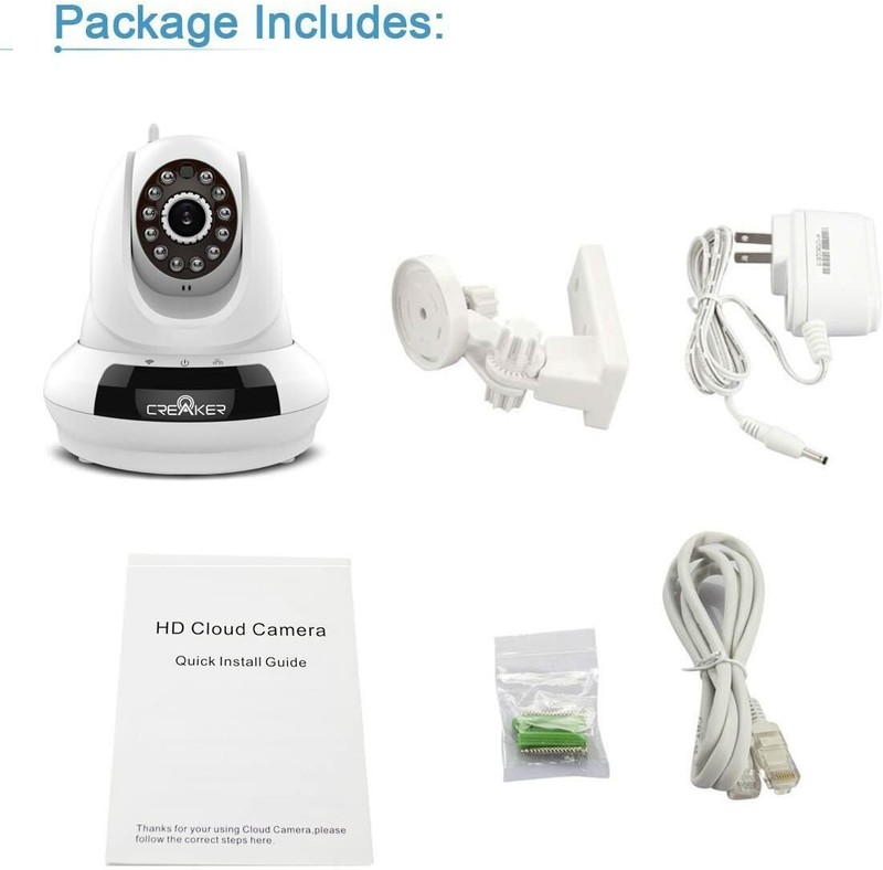 CREAKER Wifi Indoor Cloud IP Camera C366 HD Night Vision gallery