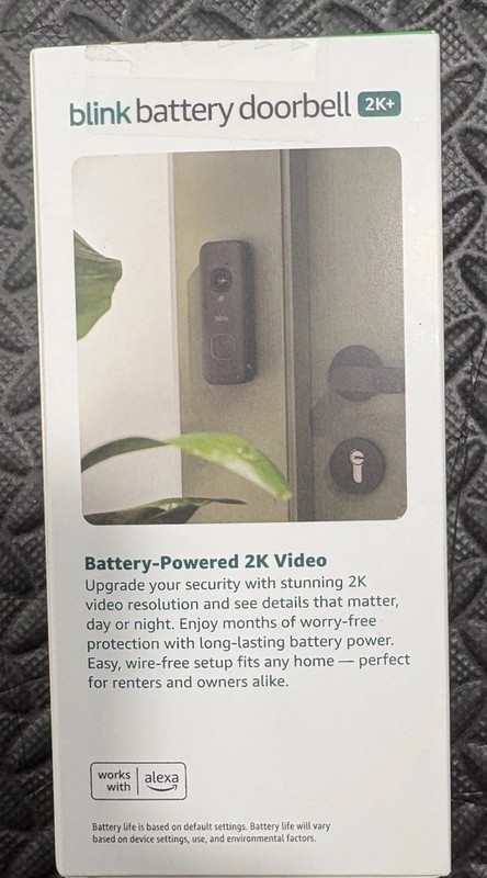 Blink Wireless Video Doorbell 2K Camera NEW in Box FREESHIP (no Sync Module) gallery