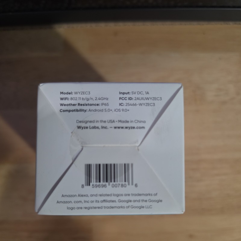 Wyze WYZEC3 Wired Indoor/Outdoor Surveillance Security Camera gallery