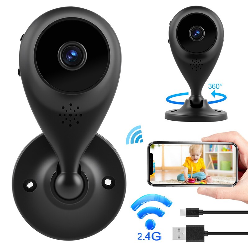 2025 Smart Mini WiFi Camera Wireless 1080P HD Night Cam Home Security & Outdoor。 gallery