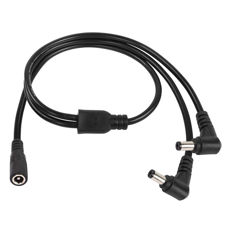 PNGKNYOCN Right Angle DC Power Splitter Cable 1 Female to 2 Male 5.5mm x…