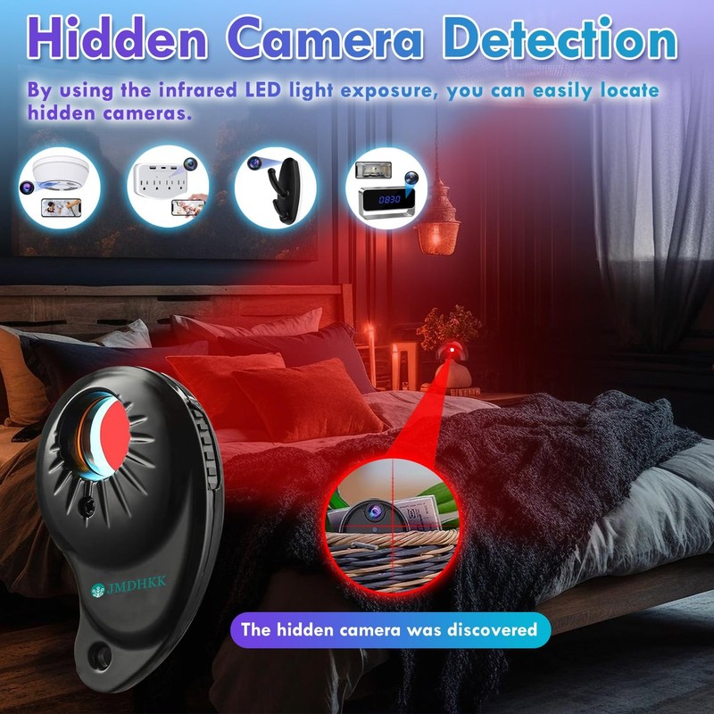 JMDHKK M8000 Hidden Camera Detector, Camera Finder,Bug Detector, Magnetic Tra... gallery