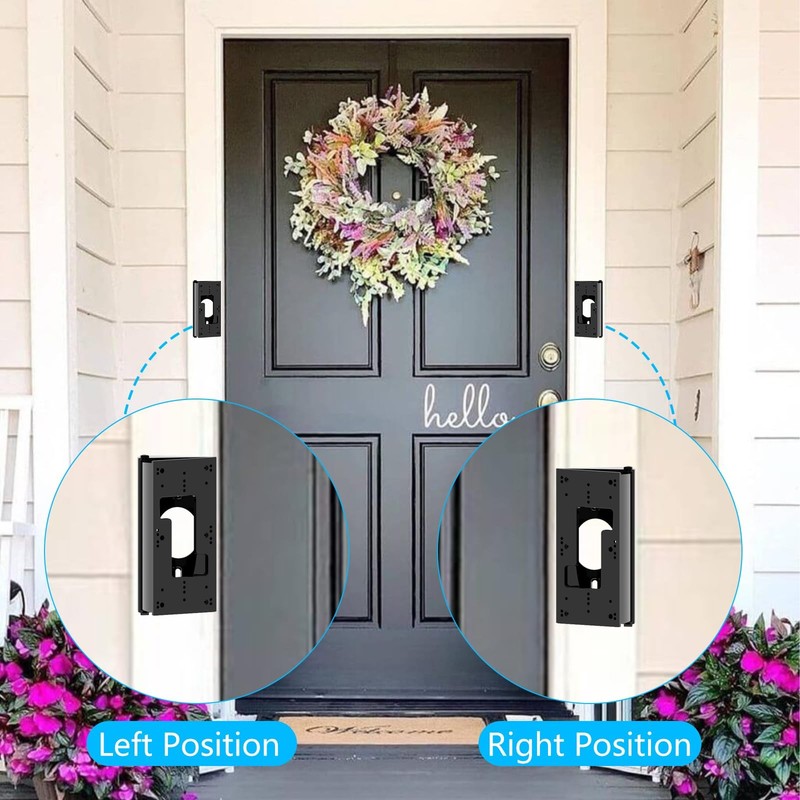 Adjustable 30 to 55 Degree Doorbell Angle Mount Compatible with Most Video Do... gallery