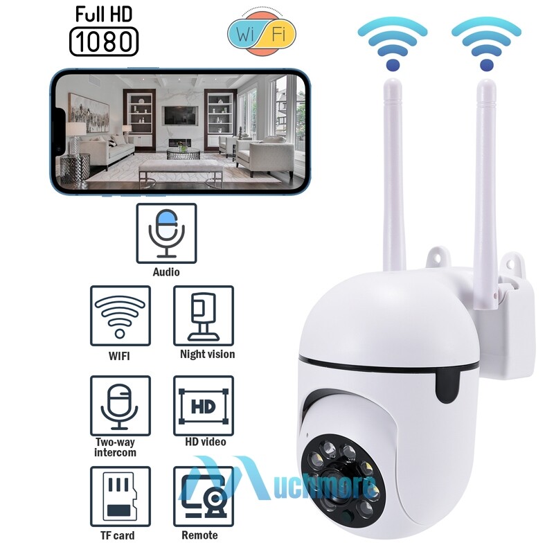 A7 WiFi Wireless Security Camera System 1080P HD Night Vision 2-Way Audio Camera