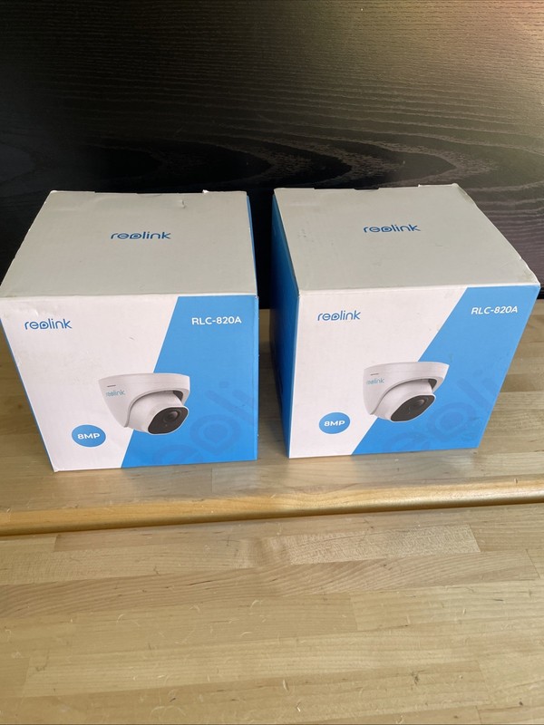 Lot of 2 Reolink 8MP Cameras RLC-820A