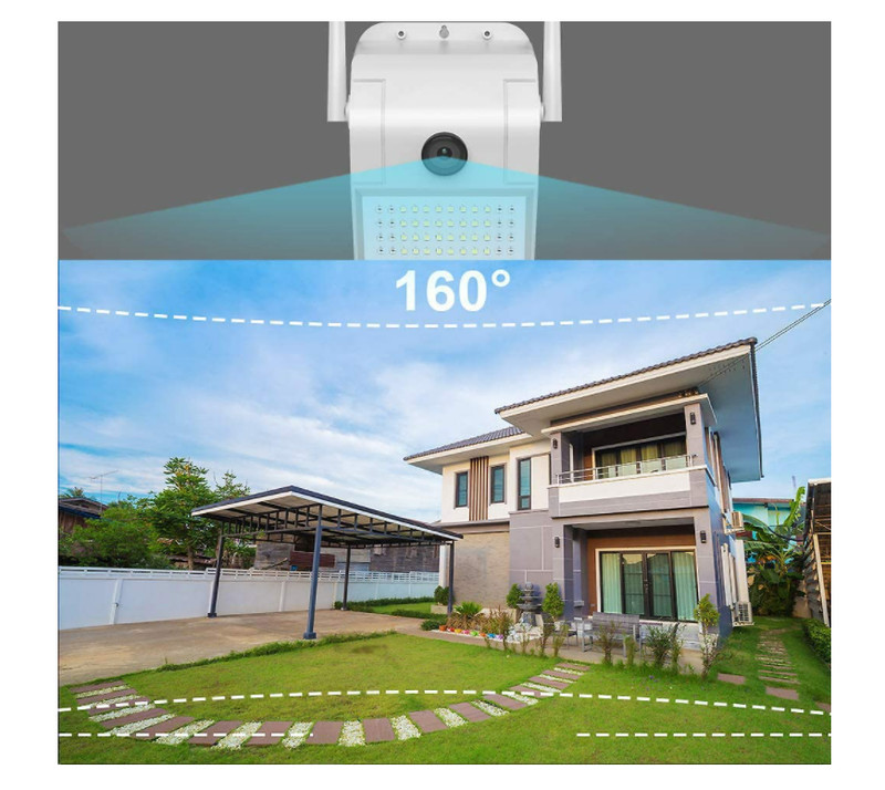Camara De Seguridad Espia Solar Luses WIFI Inalambrica Para Casa Exterior HD gallery