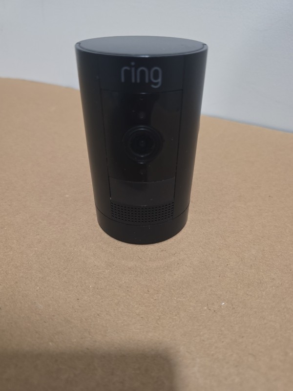 Ring Stick Up Outdoor Battery Cam, Weather Resistant, 2-Way Talk – Black