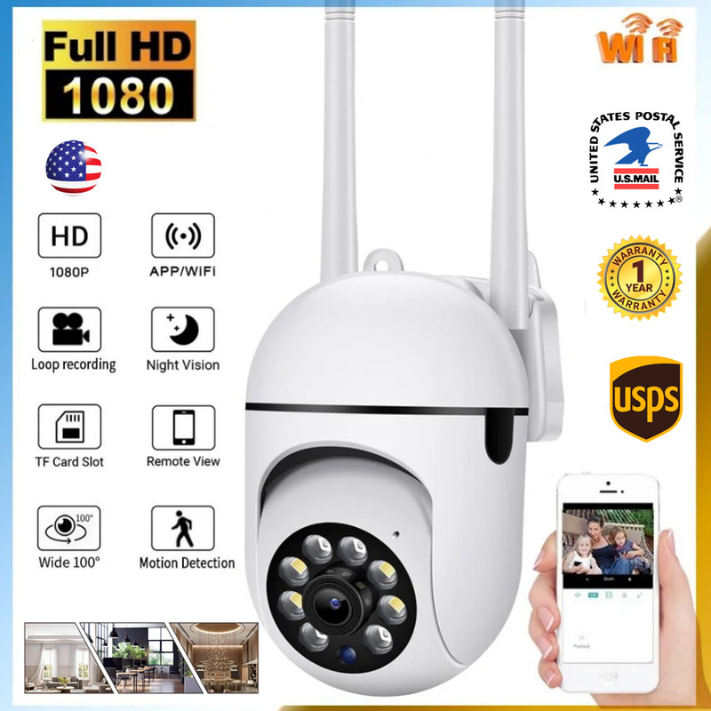 1080P HD Wireless Security Camera System Outdoor Home 5G Wifi Night Vision Cam gallery