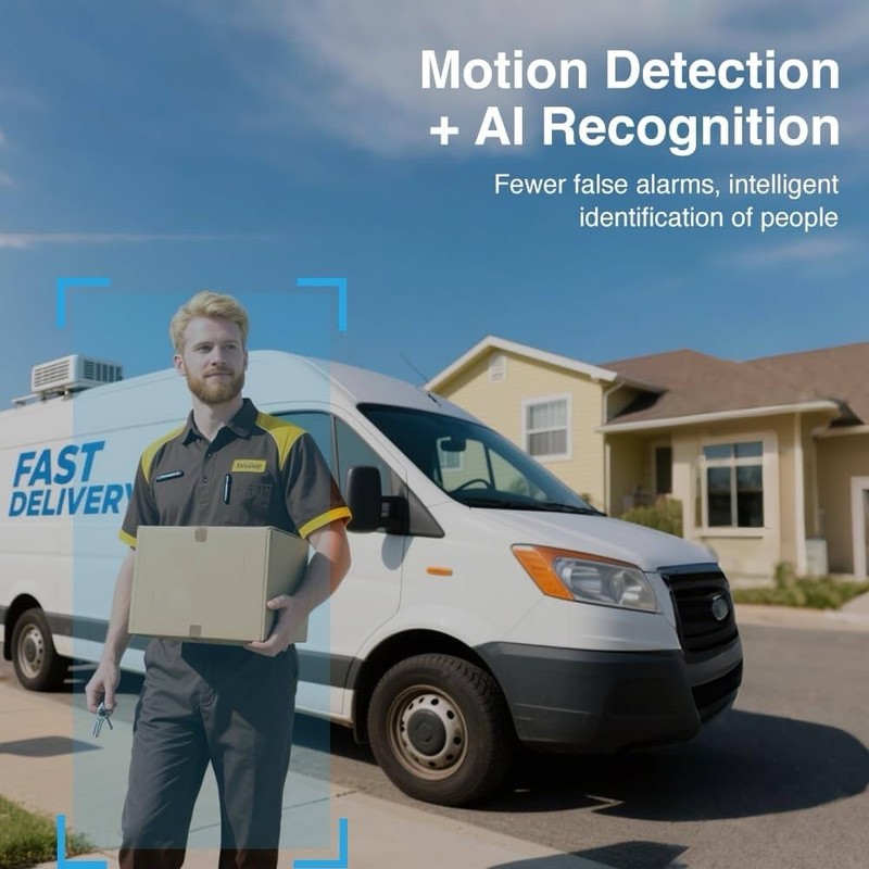 Security Camera Wireless Outdoor,Battery Powered, 2K Color Night Vision, Came... gallery