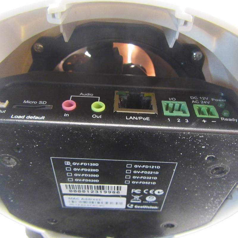1x Geovision IR Indoor Mini Dome 1.3 Megapixel IP Camera GV-FD120D gallery