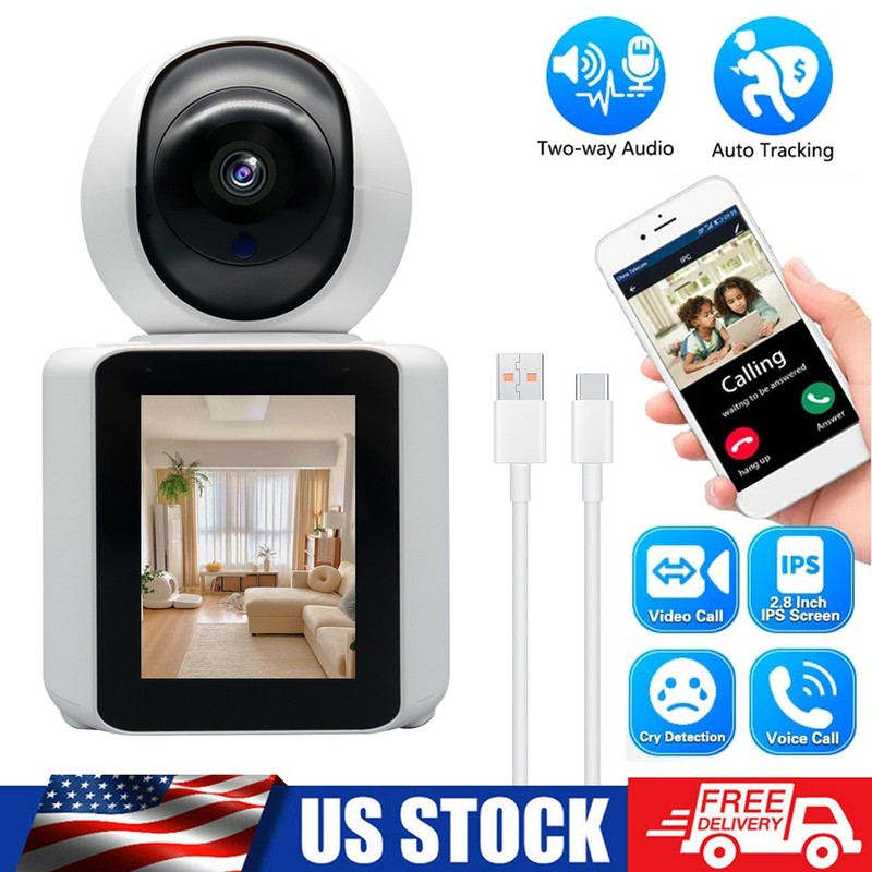 Wireless WiFi Camera Home Security 1080P DVR Night Vision Two-Way Video Baby Cam