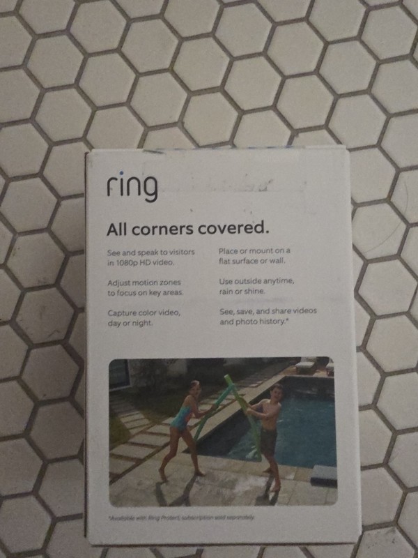 NEW Ring Stick Up Cam Indoor/Outdoor 1080p WiFi battery Security Camera W 3rd gallery