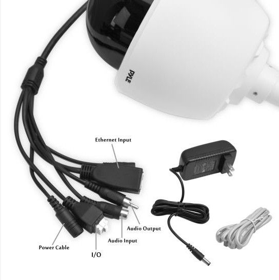 New Open-Box Pyle PIPCAMHD45 960p HD Outdoor WiFi IP Security Camera PTZ 4x Zoom gallery