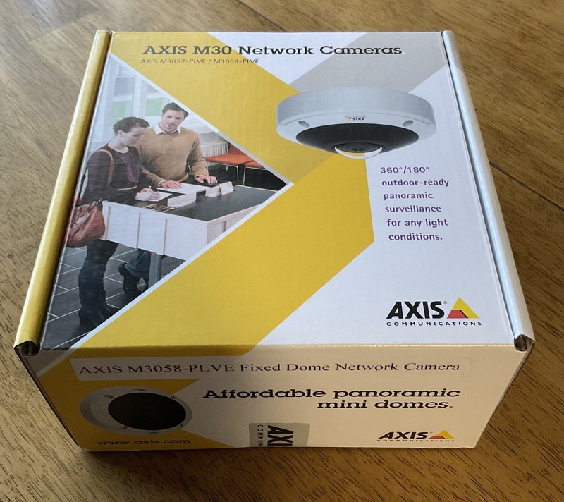Axis 01178-001 M3058-PLVE 12MP Indoor/Outdoor 360° Panoramic Dome Camera