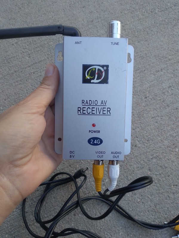 Radio AV Receiver & Camera LYD Wireless 2.4G 9V Audio Video gallery