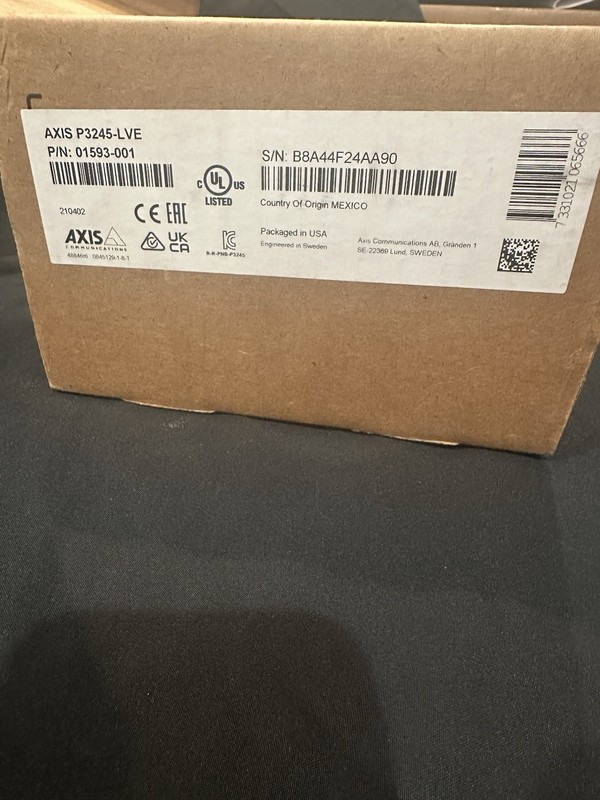AXIS P3245-LVE Outdoor Network Dome Camera 1080p HDTV IP66 IK10 PoE New gallery