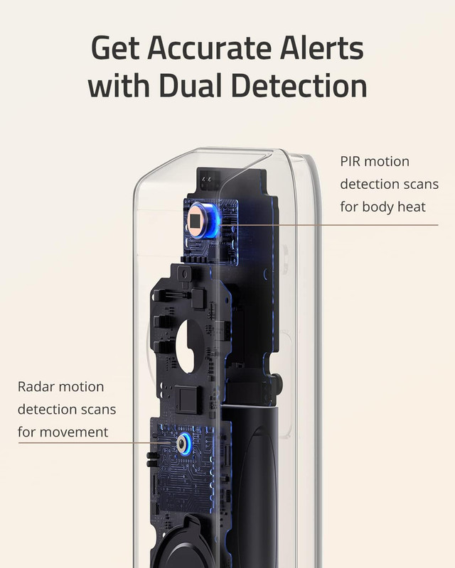 Eufy Security Video Doorbell Dual Camera, 2K HD, Wireless, Battery-Powered, Home gallery