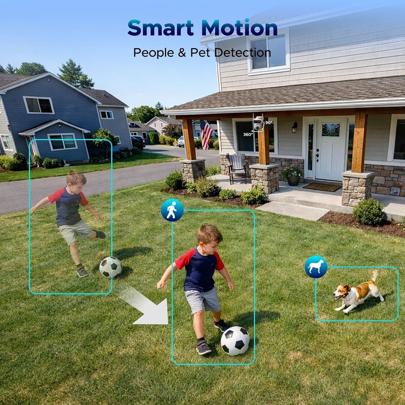 Outdoor Security Camera System 10CH NVR 3K WiFi Wireless CCTV Home Surveillance gallery