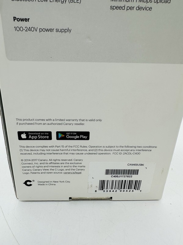 Canary View Indoor HD Wi-Fi Home Security Camera Connect To Your Phone Black gallery