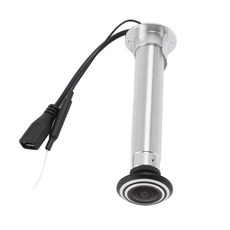2MP HD Door Eye Hole Camera With Motion Detection For Home Security Aluminum All