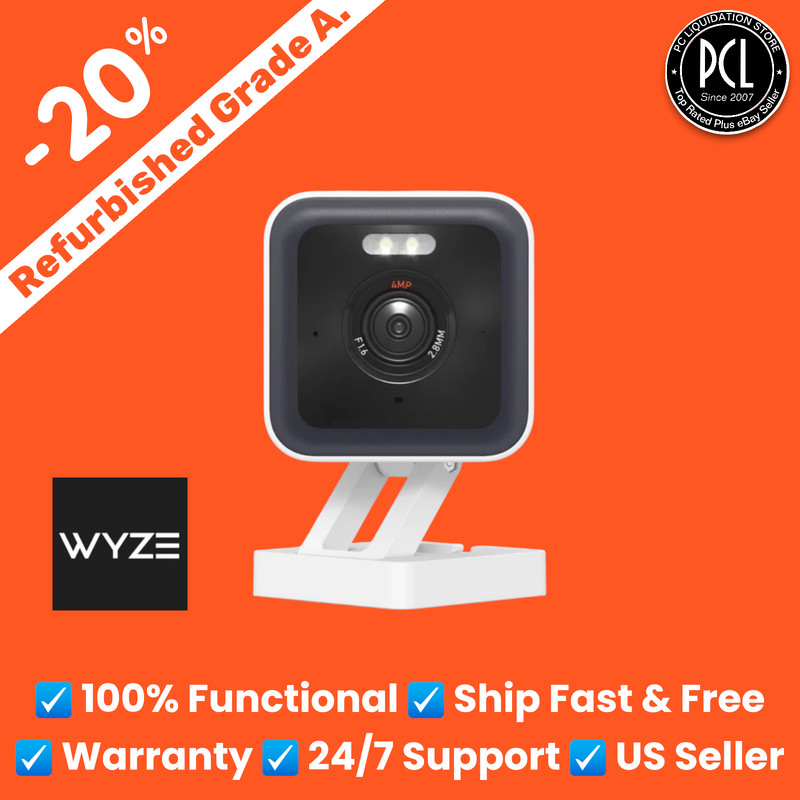 WYZE Cam V3 Pro 2K HD Indoor/Outdoor Security Camera – Excellent