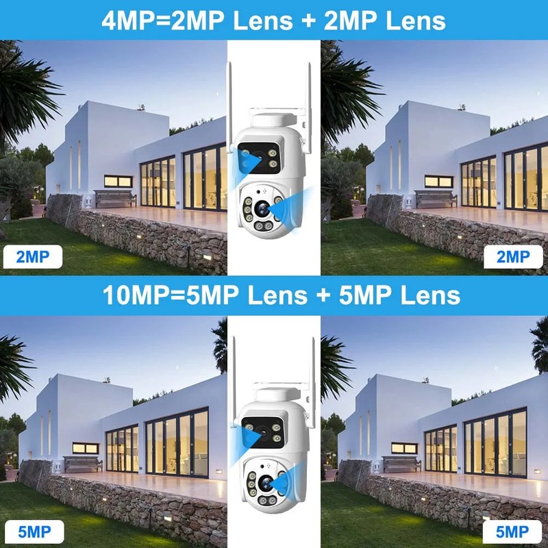 5K 10MP WIFI IP Camera Motion Detection Outdoor CCTV PTZ Security Surveillance gallery