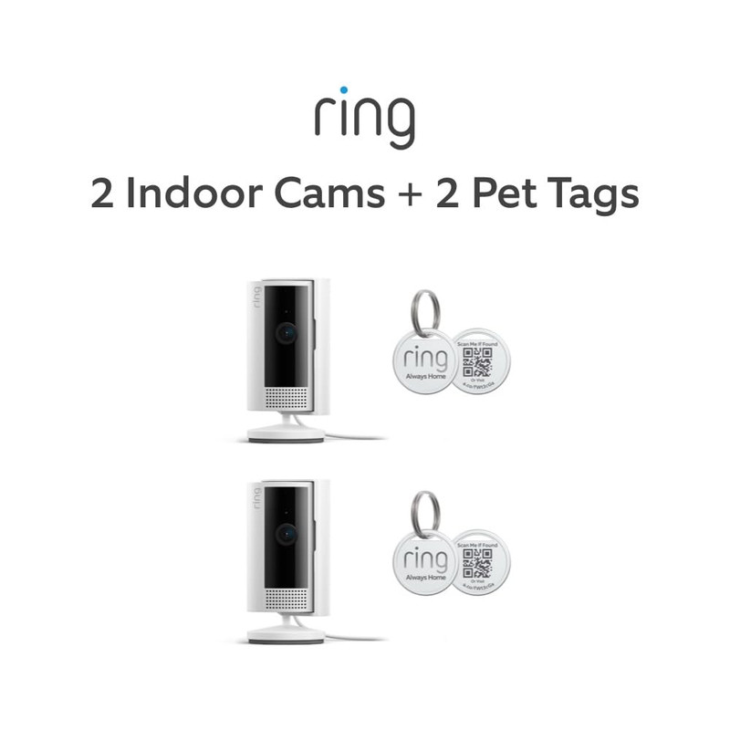 2 Indoor Cam (2Nd Gen), White with 2 Pet Tag gallery
