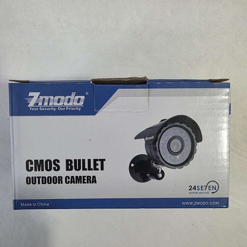 NEW LOT (7) Zmodo CMOS Bullet Outdoor Camera Color IR 480 CCTV ZMD-CBR-BBB23NM gallery