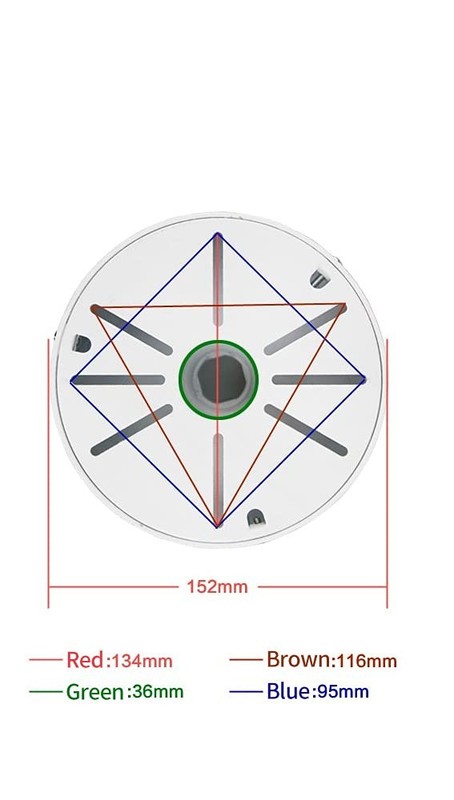 Dome Camera Universal Heavy-Duty Outdoor Security Camera Pole Mount Bracket U... gallery