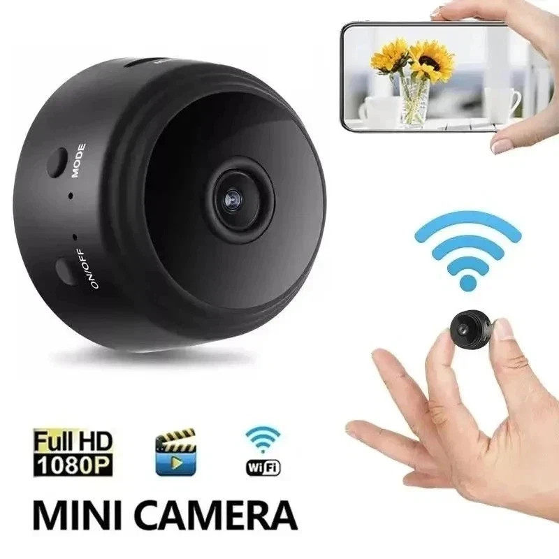 Mini Wireless Record Camera WiFi IP Home Security DVR Night Vision HD USB 1080P