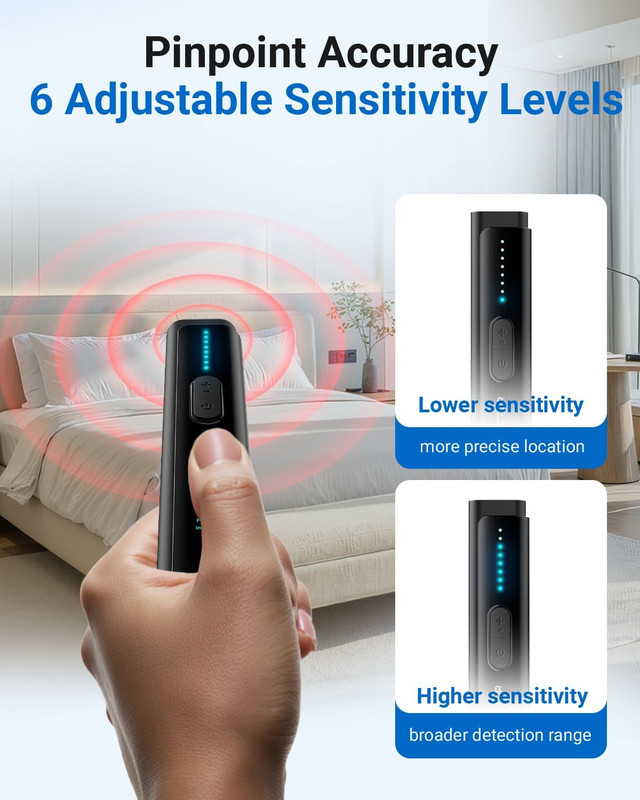 Hidden Camera Detectors 6-In-1 Hidden Bug and Camera Detector GPS Tracker Detect gallery