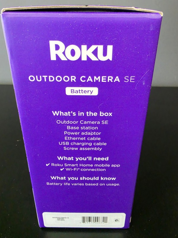 Roku Outdoor Camera SE Battery Powered Smart Home Security Camera CW1000R gallery