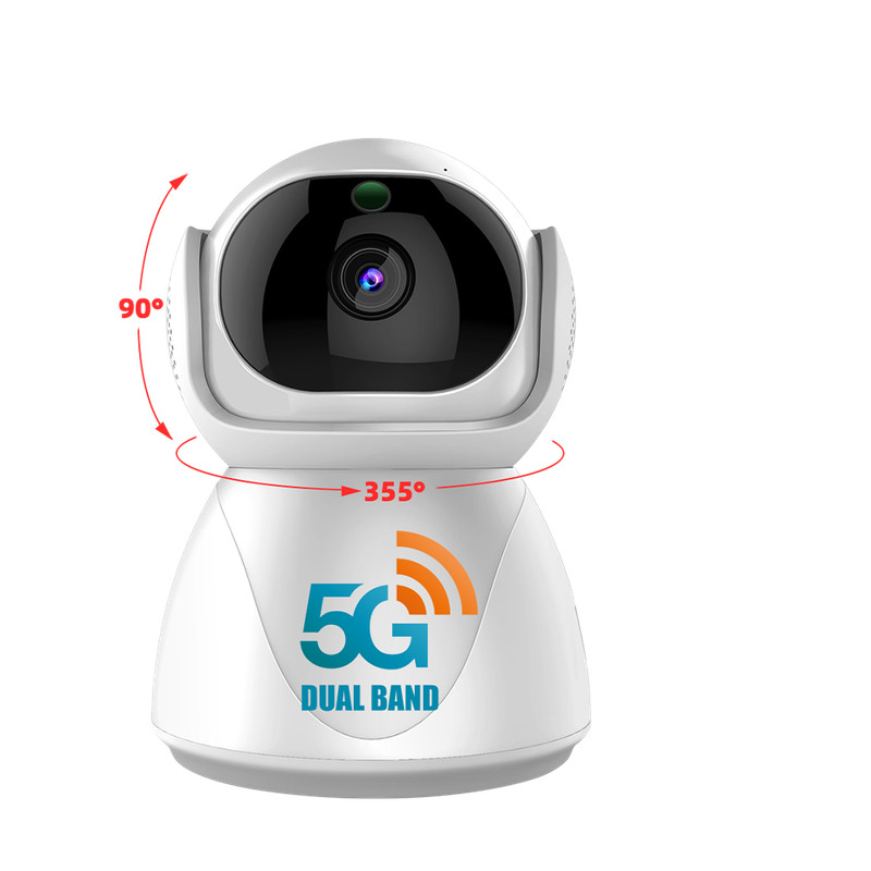 5G WIFI Camaras De Seguridad Para Exterior Con Vision Nocturna Baby Pet Monitor