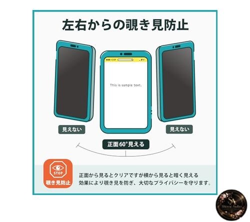 KayoKarin Privacy Film for ICOM IP510H Portable IP Transceiver - Curved Surface gallery