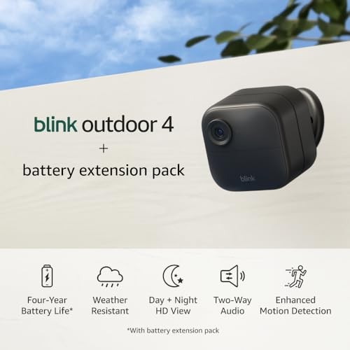 Blink Outdoor 4 Battery Extension Pack 4YR Battery Wireless Security Camera gallery