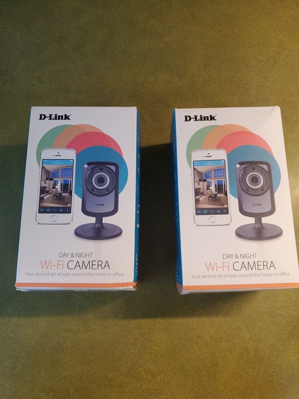 2 Cameras ~D-Link DCS-934L Day & Night WiFi Cameras NEW Unopened –