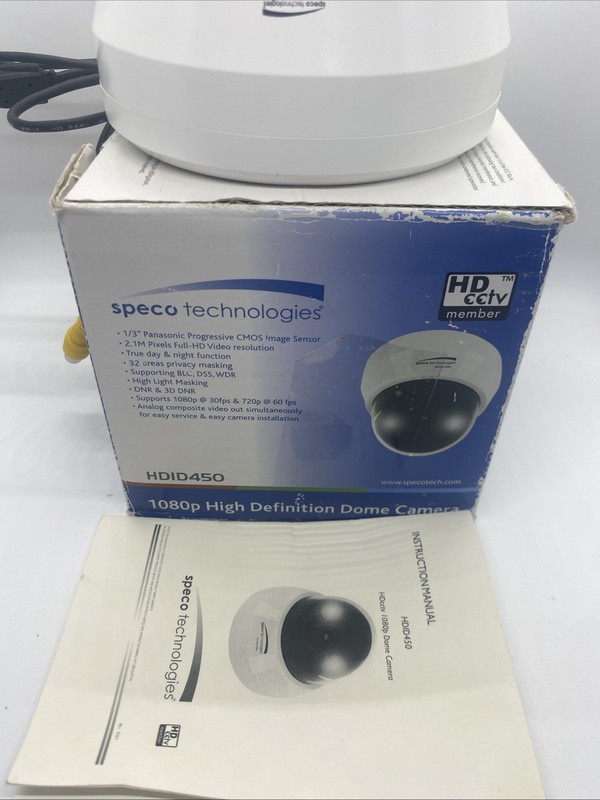 Speco Technologies HDID450, HD 1080p High Definition Dome Camera gallery