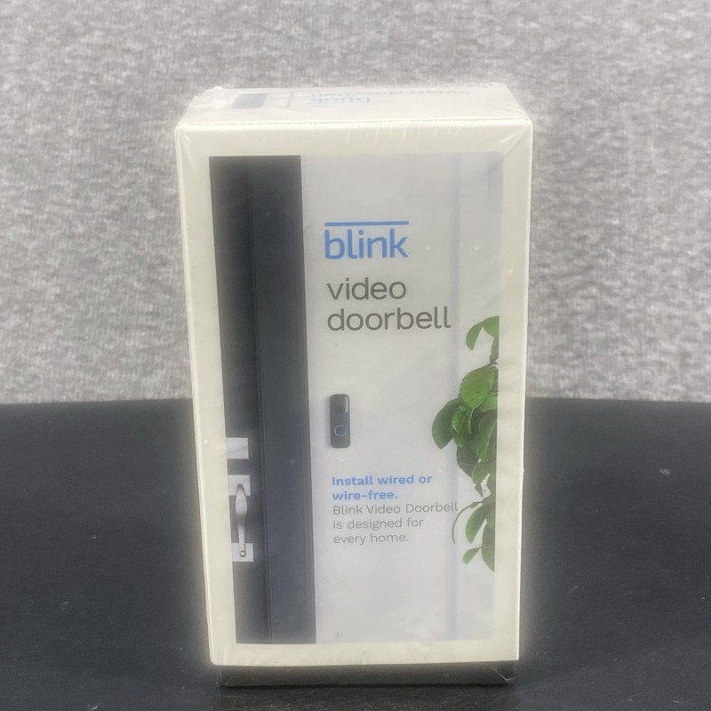 Blink Video Doorbell Smart Wifi Alexa (Battery or Hardwire) Two-Way Audio NEW