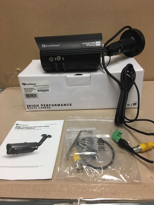 EverFocus EZ-PLATECAM Mini License Plate IR Bullet Camera