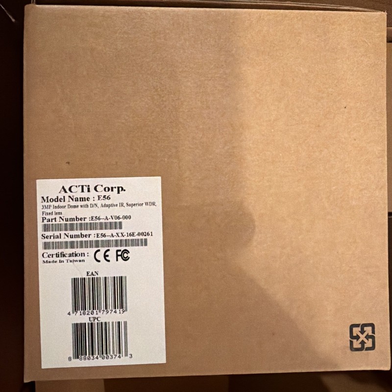 ACTI E56 Indoor Dome Security Camera New gallery