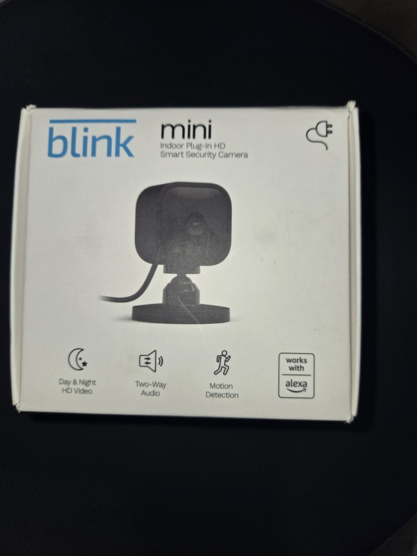 Brand New Sealed Box Blink Mini Indoor HD Security Camera 1080P Wi-Fi BCM00300UB
