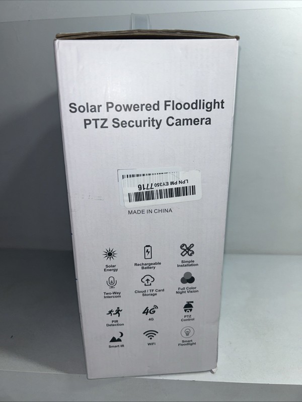 Solar Powered Floodlight PT2 Security Camera, HD, Open Box gallery