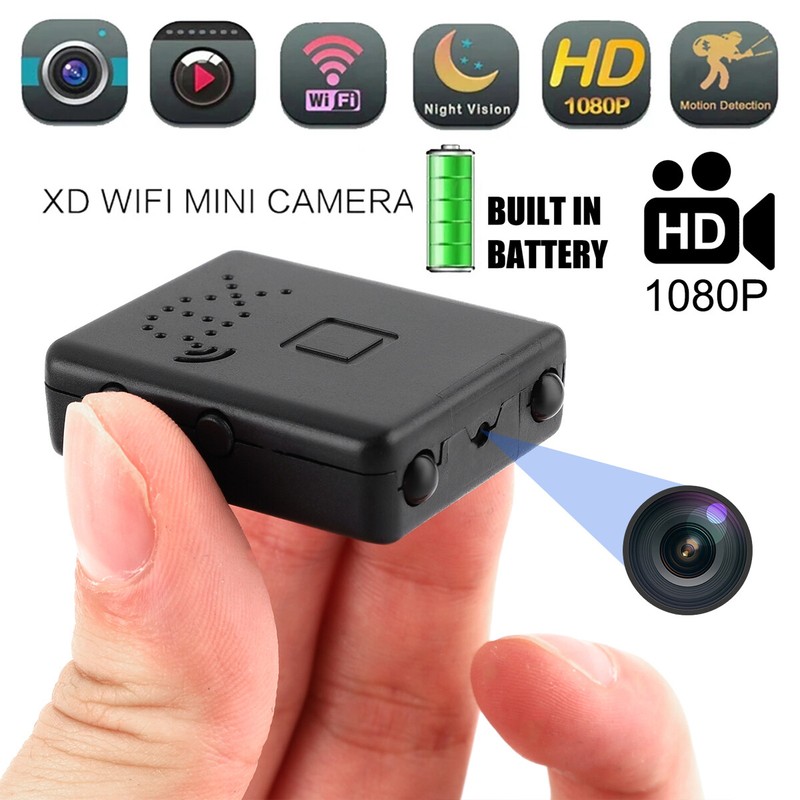 Smart Mini Wireless WiFi Camera Home Security 1080P HD Night Cam With Battery US gallery
