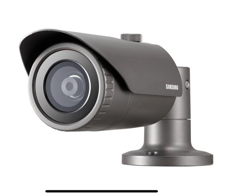 SAMSUNG QNO-6030RP 2MP 1080P HD IR OUTDOOR BULLET CCTV CAMERA 6MMLENS WATERPROOF gallery