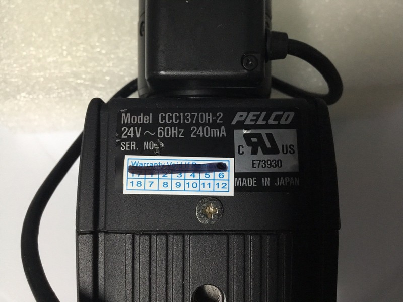 Pelco CCC1370H-2 Security Color Mini Camera W/ 480TVL 3-8mm VF 24VAC DSP TESTED! gallery