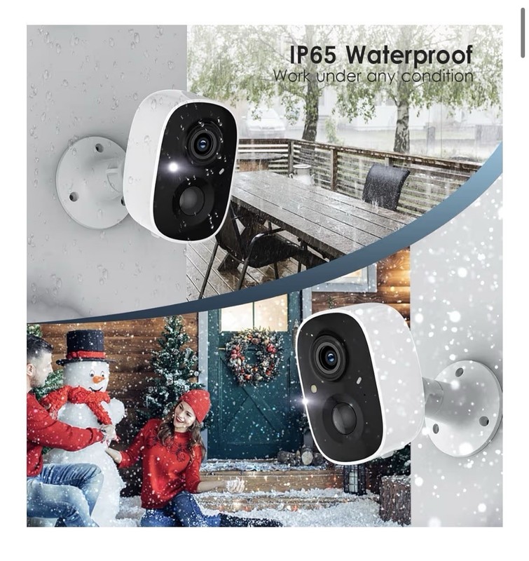 Geekee Wireless 2K HD Outdoor Indoor IP65 Security Cameras Night Vision gallery