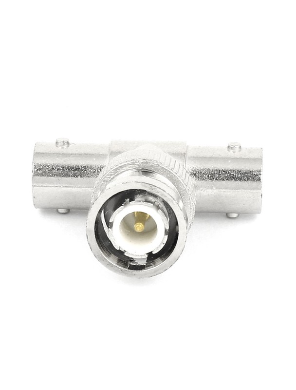 5 Pcs BNC Male To Dual BNC Female T Type Coaxial Adapter Connector gallery